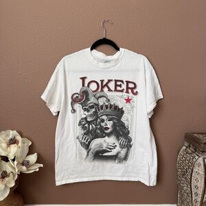 White Graphic Short Sleeve Tee